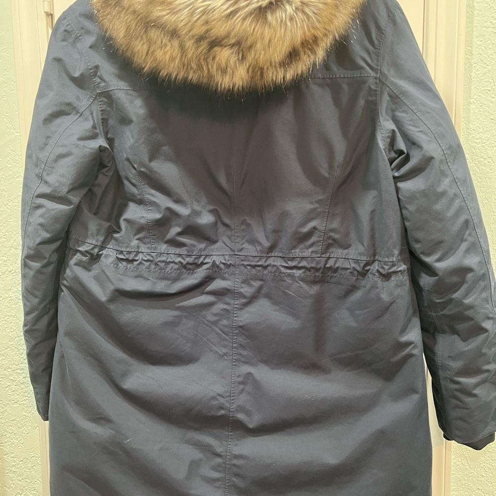 The North Face Womens Downtown Parka Urban Navy sz M NWOT - Picture 2 of 13